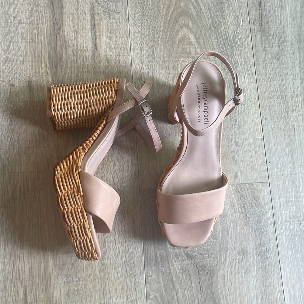 Jeffrey Campbell blush platform heels - 7.5